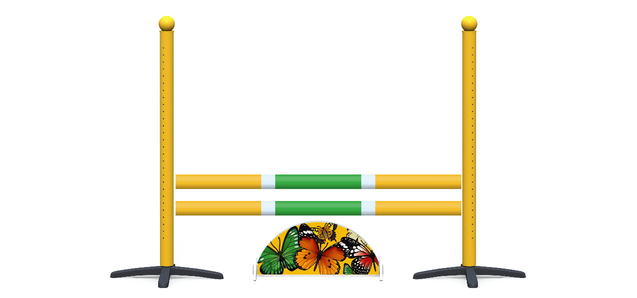 Butterfly Half Round