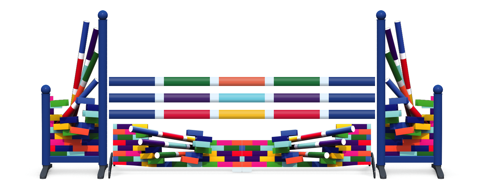 Colourful Brick Jump