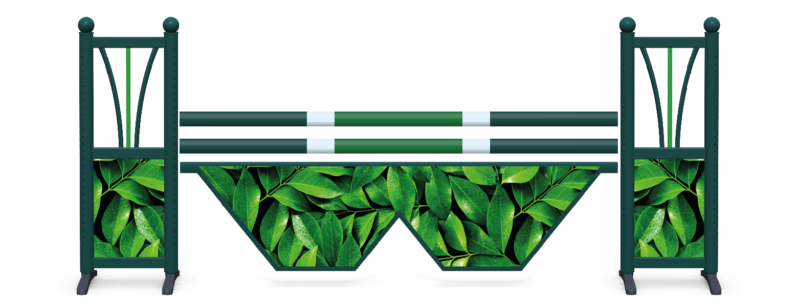 Spring Leaves Double V Filler