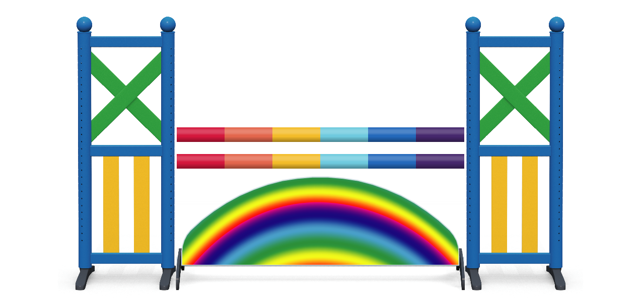 Rainbow Half Moon
