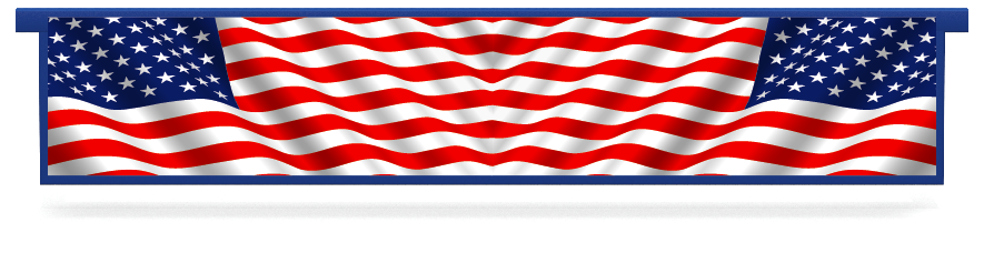 Fillers > Hanging Solid Filler > American Flag