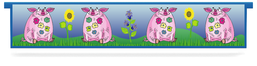 Fillers > Hanging Solid Filler > Pigs