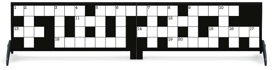 Fillers > Standing Solid Filler > Crossword