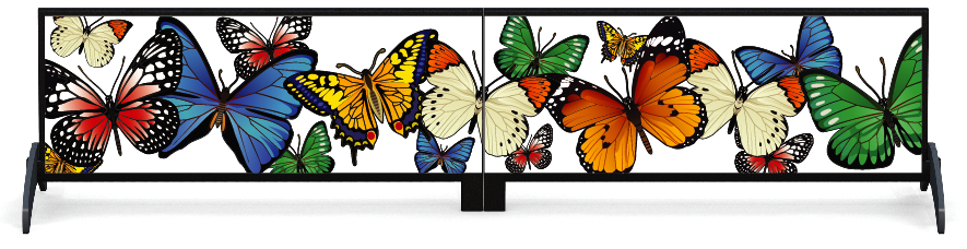 Fillers > Standing Solid Filler > Butterflies
