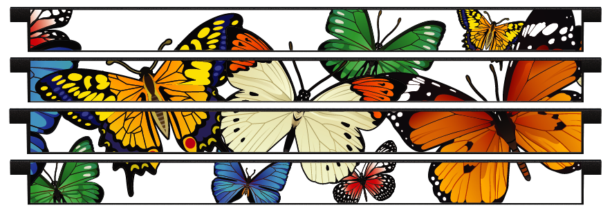 Planks > Straight Plank x 4 > Butterflies
